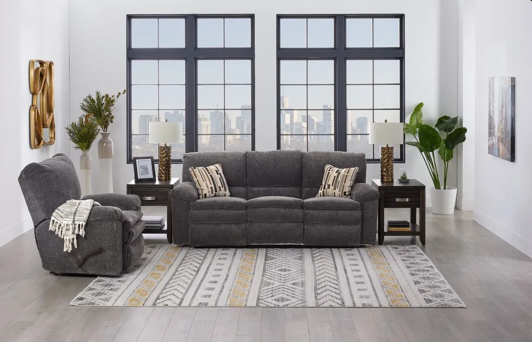 Tosh Rocker Recliner - Pewter