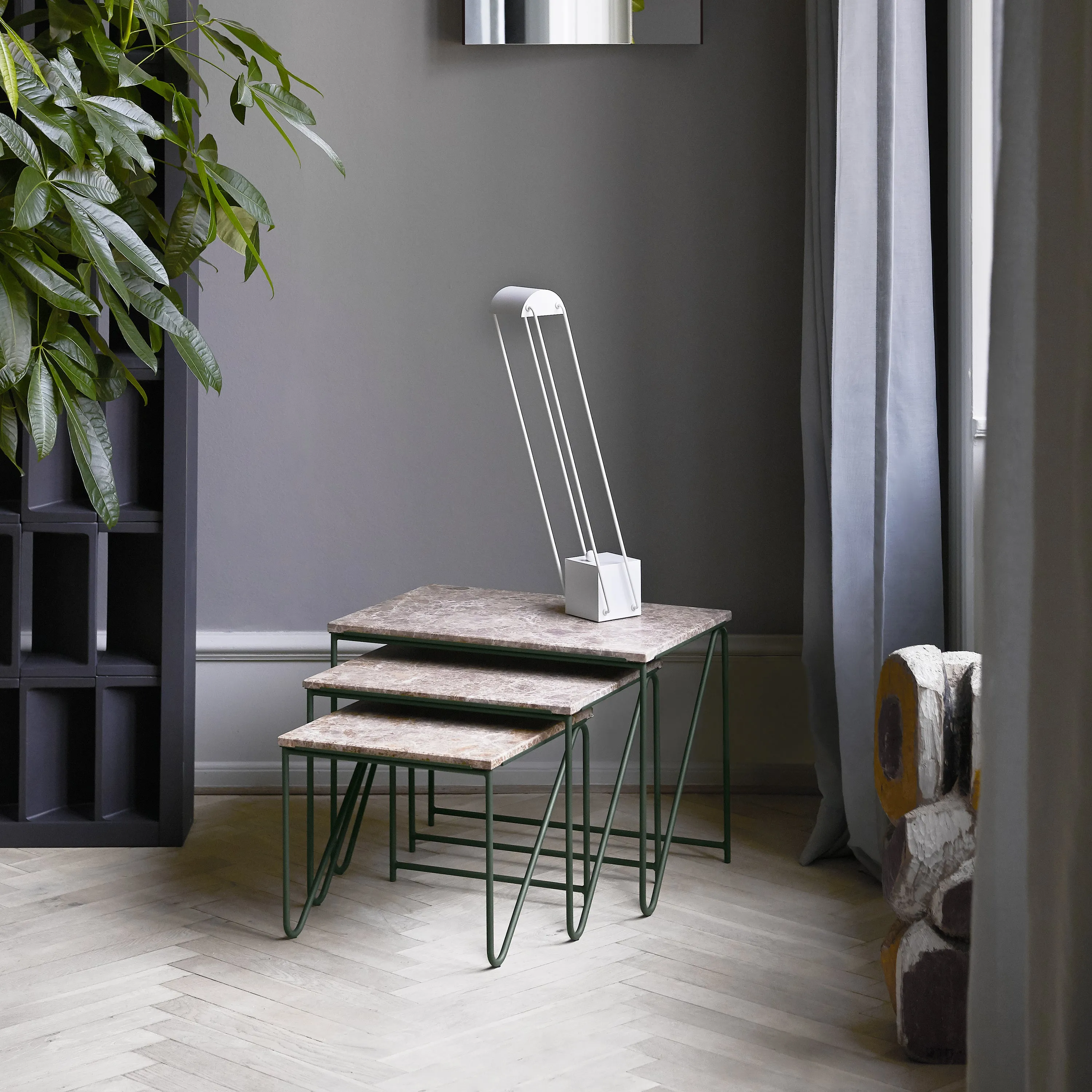 Triptych Nesting Table