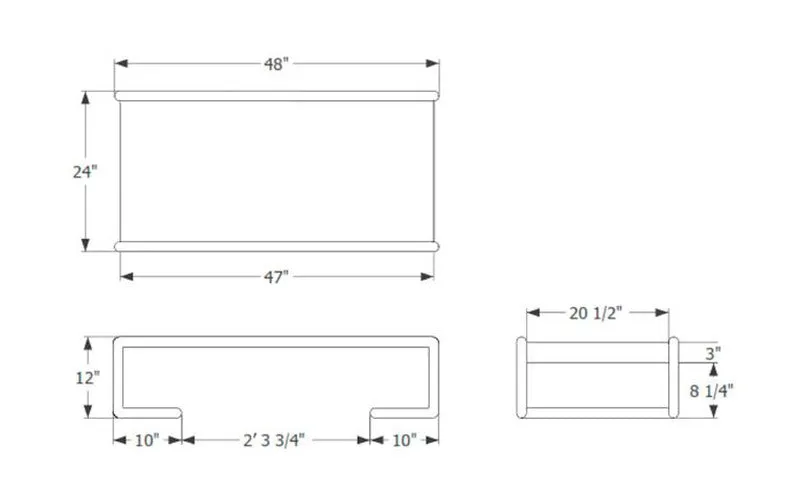 Untitled U4 Small Rectangular Table