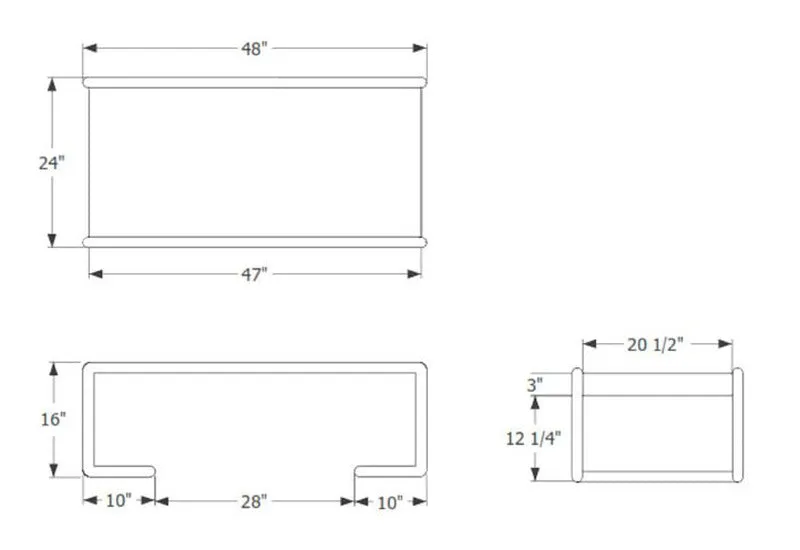 Untitled U4 Small Rectangular Table