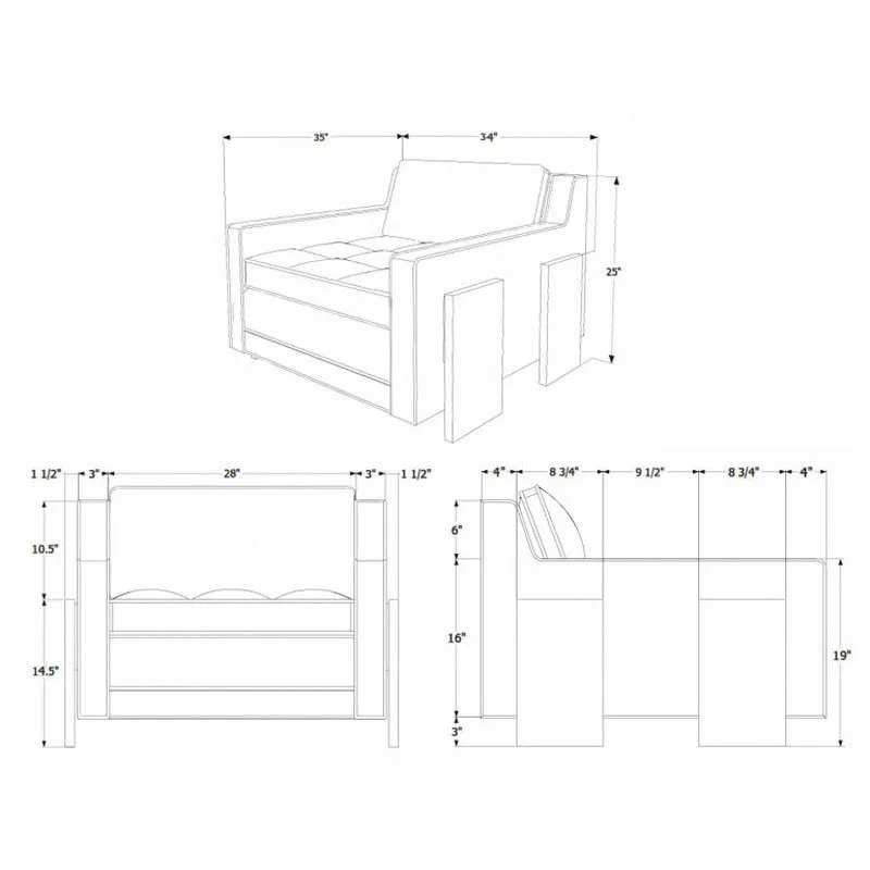Up One Seater Sofa