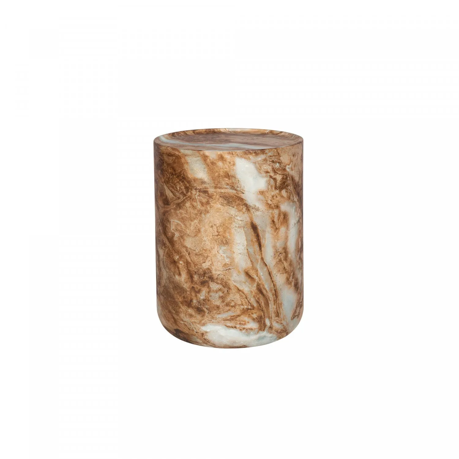 Vanderoy Side Table - Beige/Brown