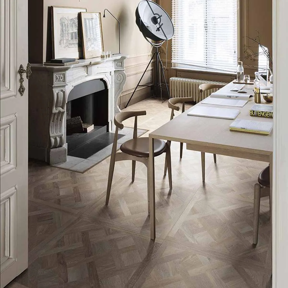 Versailles Slavonia Wood Effect Porcelain Tile 80x80cm Matt
