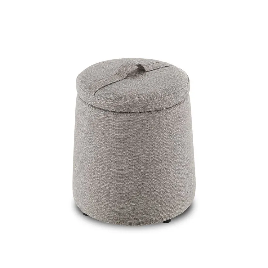 Victoria Storage Ottoman - Grey