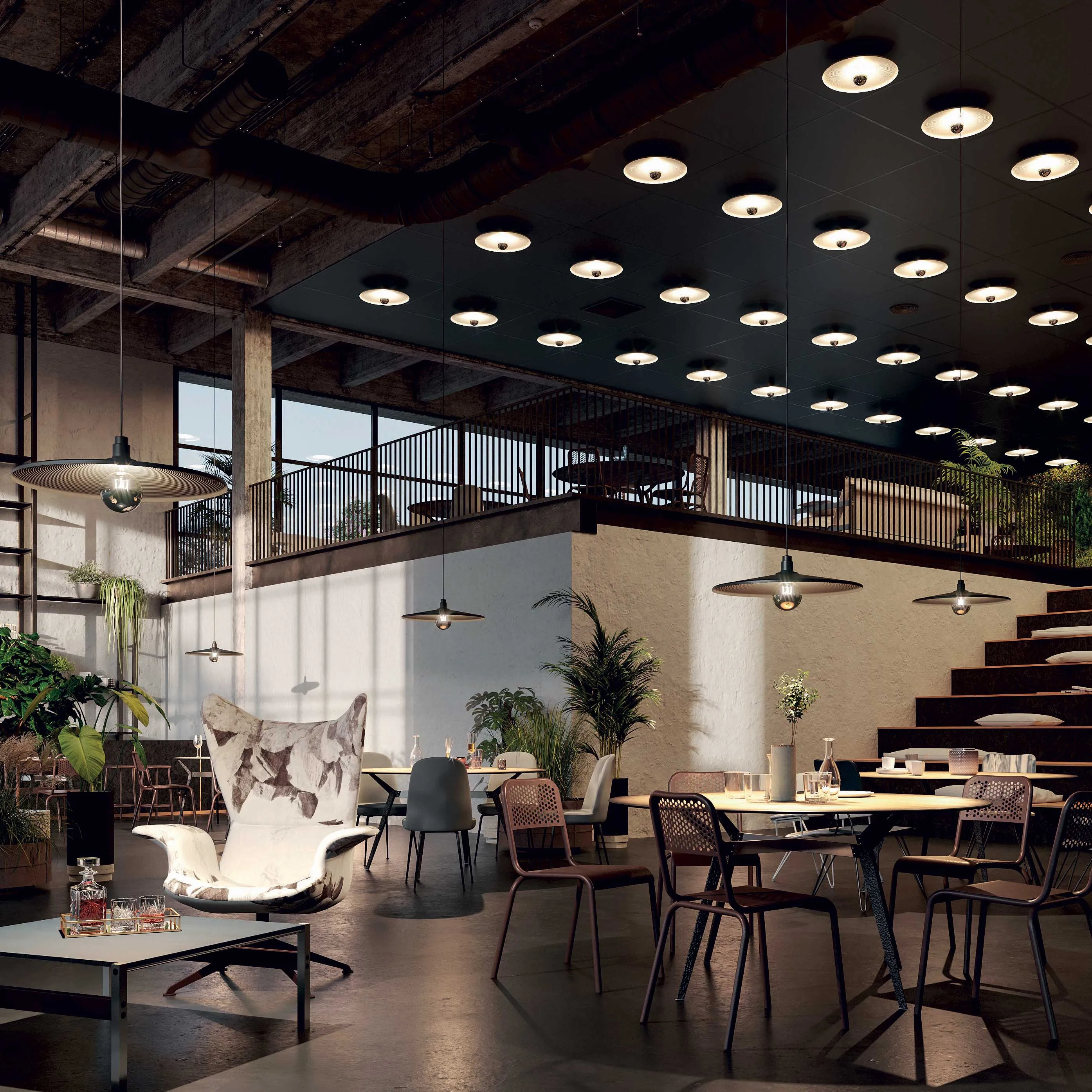 Vinyl Pendant Light