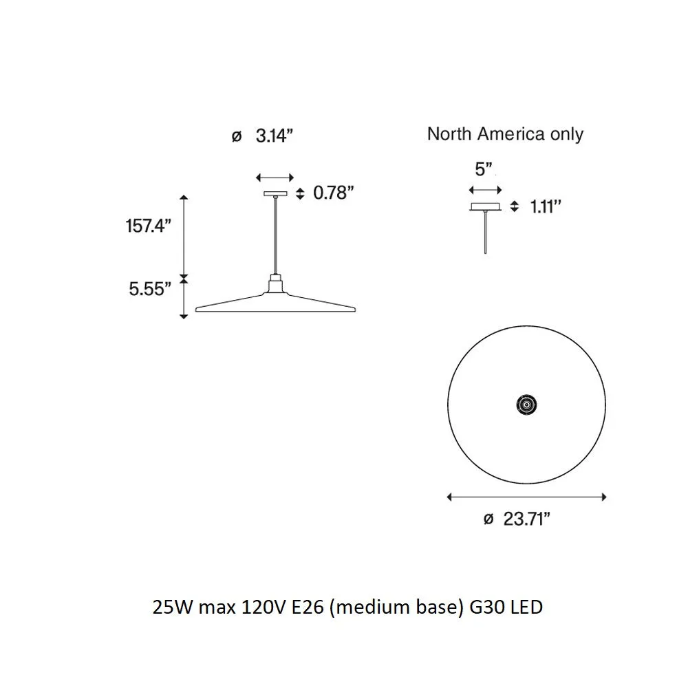 Vinyl Pendant Light