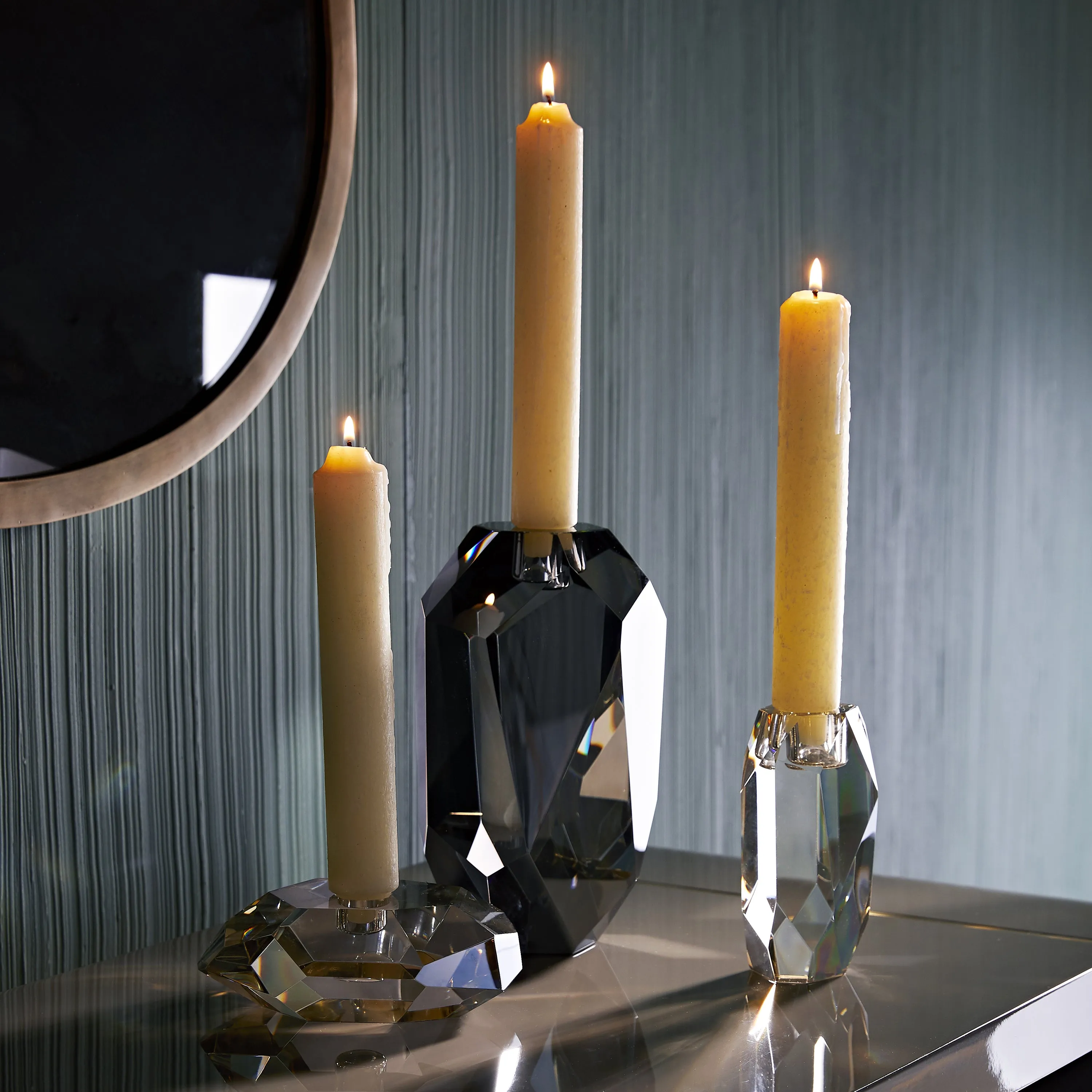Violet Candle Holder (Set of 3)