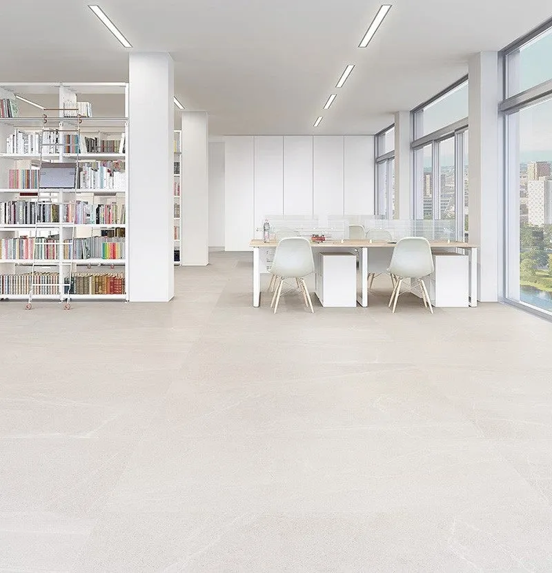 Vives Seine-R Blanco Stone Effect Porcelain Tile 60x120cm Matt