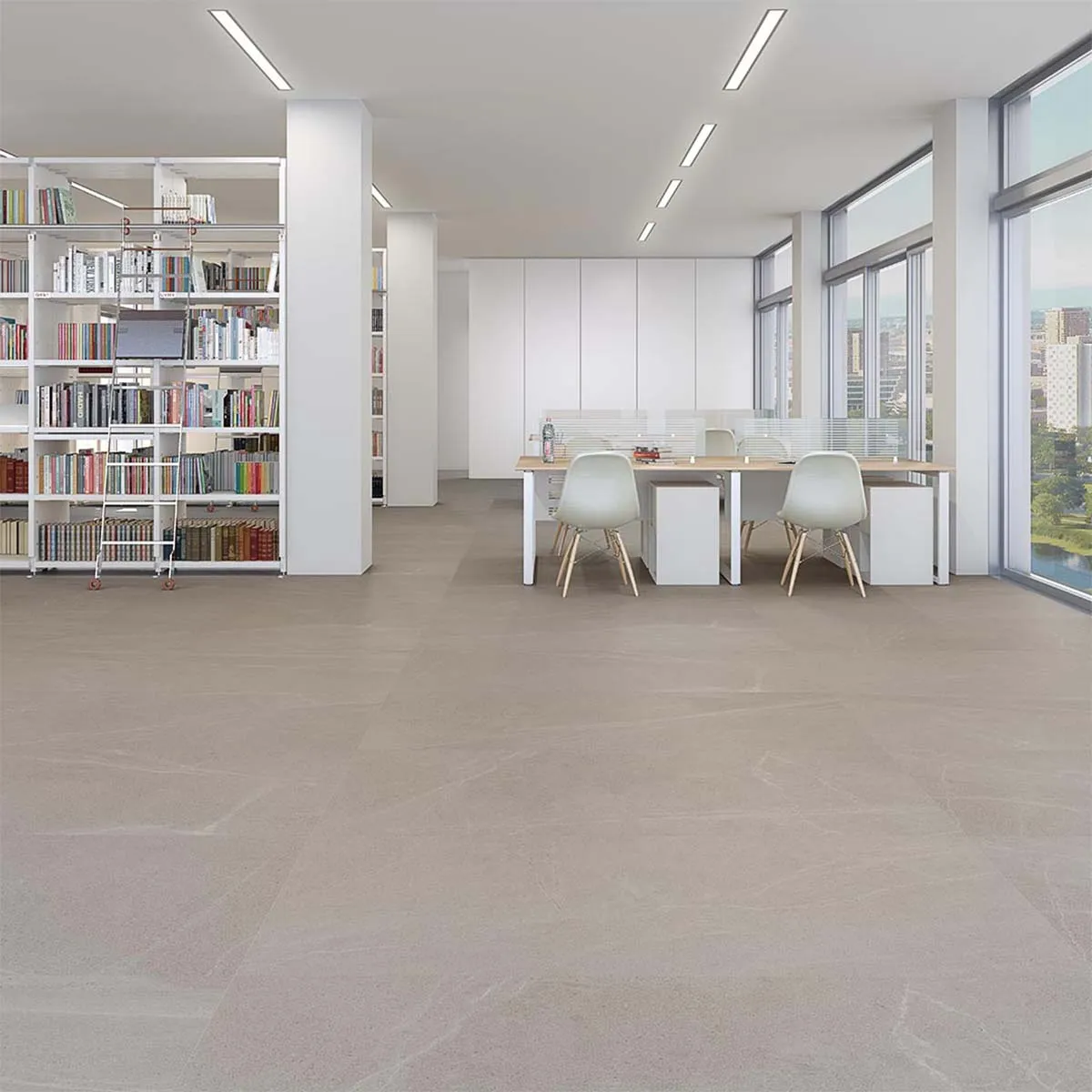 Vives Seine-R Gris Stone Effect Porcelain Tile 60x120cm Matt