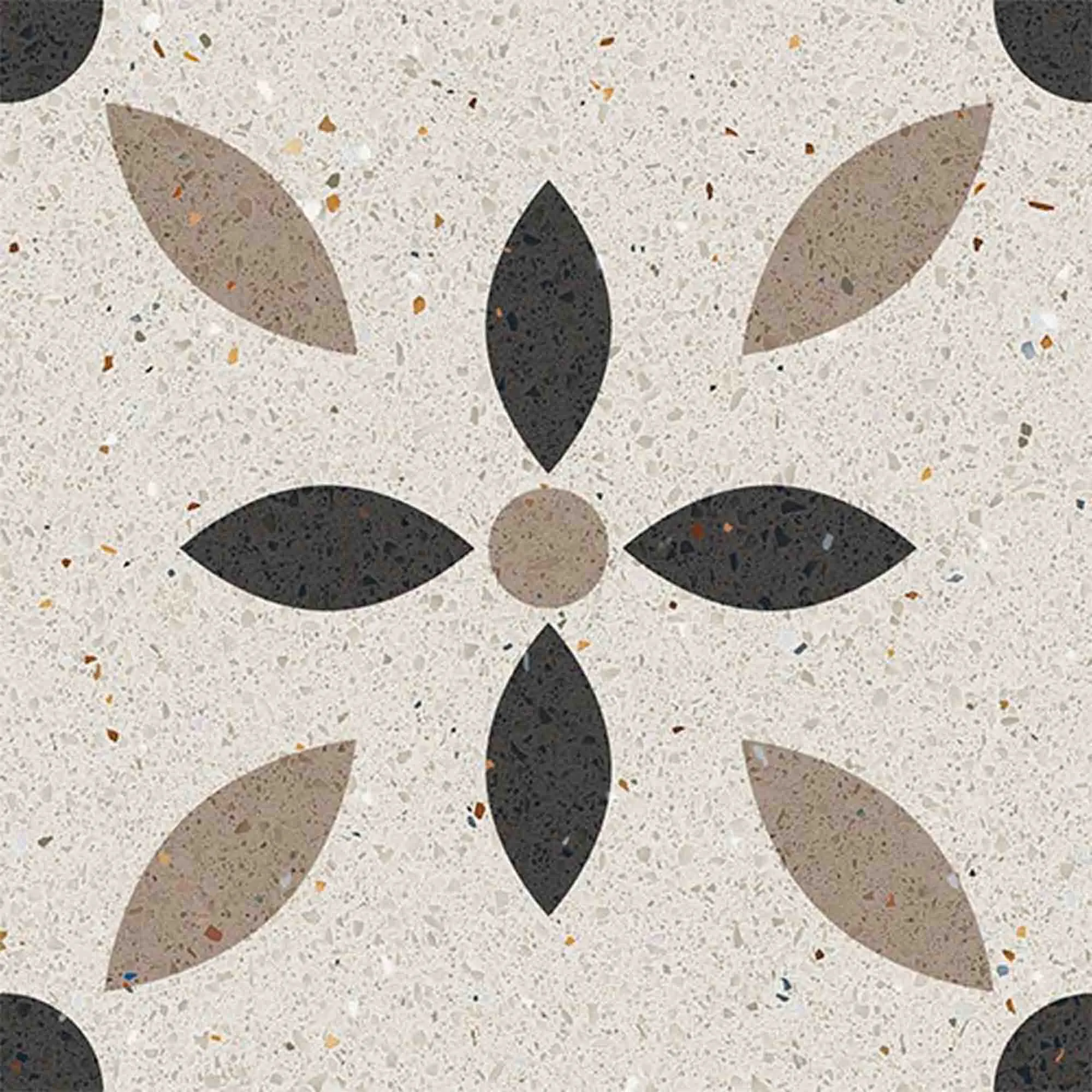 Vives Zetta Pattern Porcelain Tile 20x20cm Matt