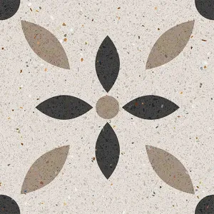 Vives Zetta Pattern Porcelain Tile 20x20cm Matt