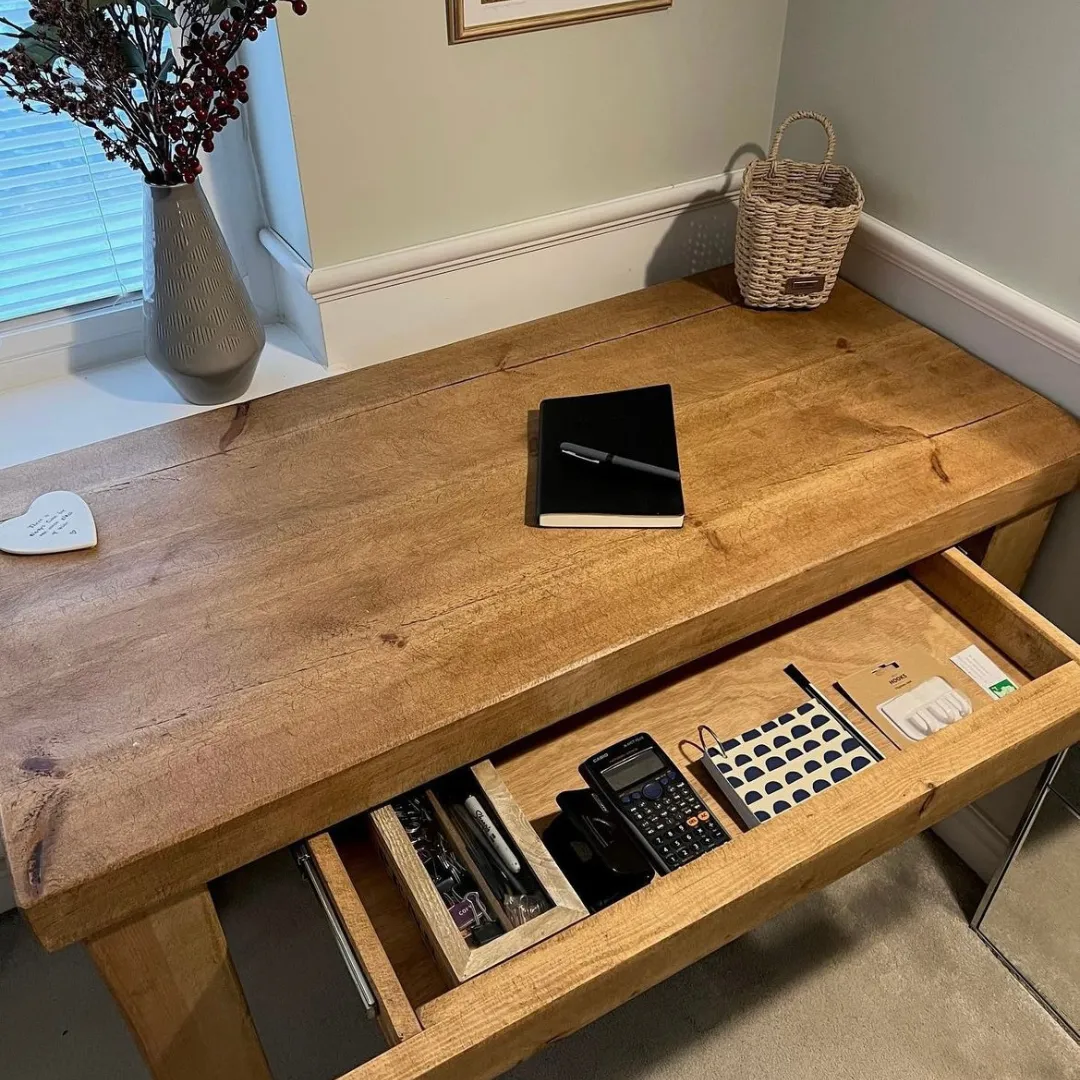 Wansbeck Desk With Drawer Funky Chunky