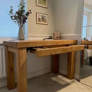 Wansbeck Desk With Drawer Funky Chunky