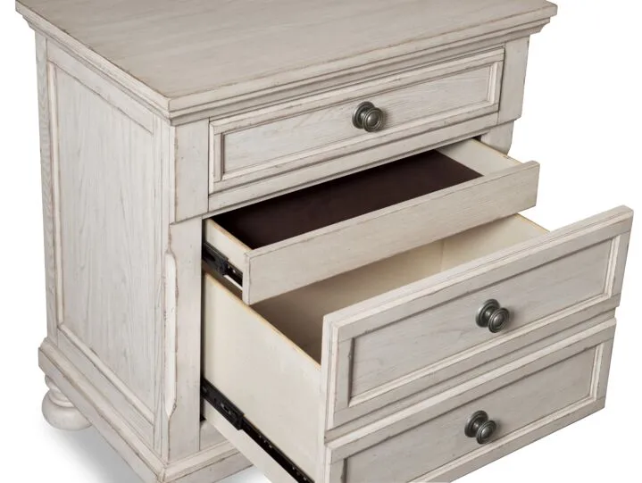 Windchester Night Table - Antique White
