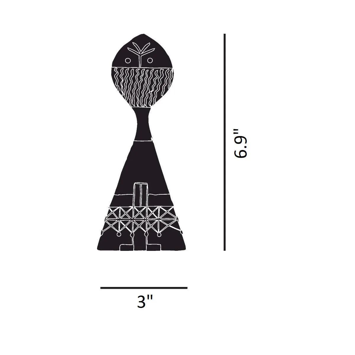 Wooden Doll No.13