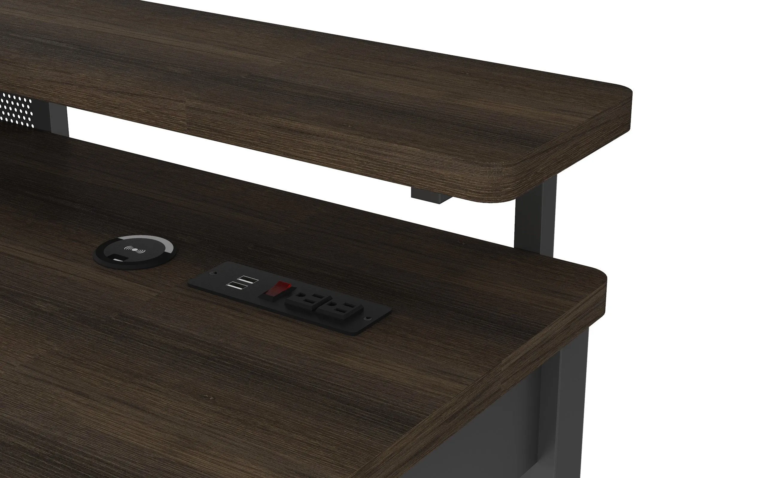 Wyden Desk - Rustic Brown